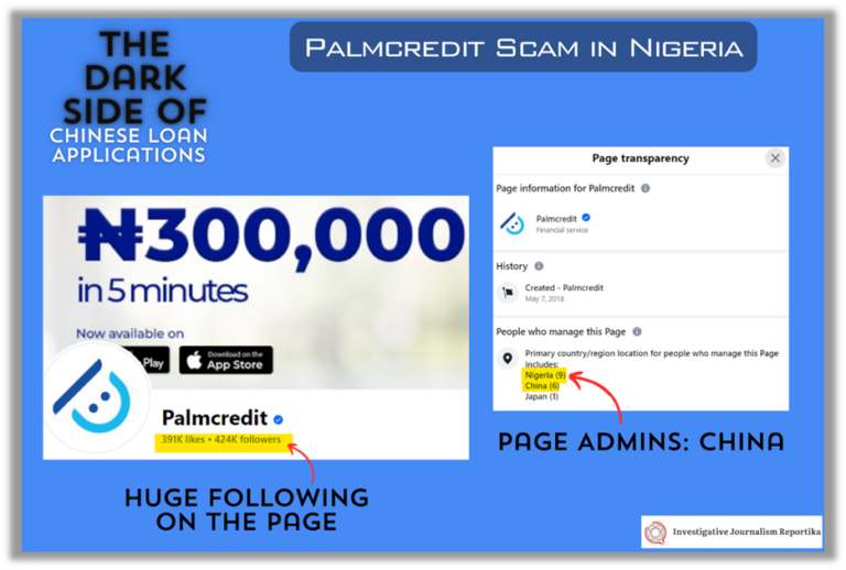 
Exposing Chinese Linkage with PalmCredit Lending App